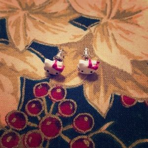 Hello kitty earrings
